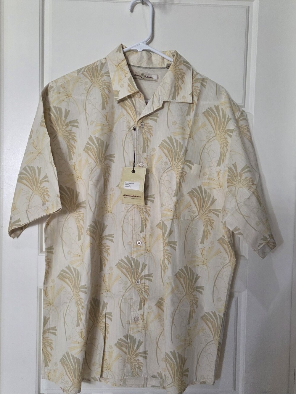 Tommy Bahama "Late Harvest" Cotton/Silk Blend Camp Shirt